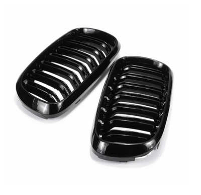 Calandre BMW X5 F15 noir brillant - vue de trois-quarts - Becquet Voiture