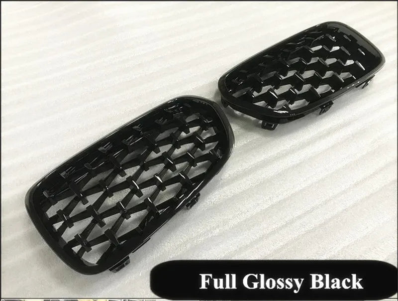 Calandre BMW X5 F15 X6 F16 Noir Mat 2014-2018 - détail du montage - Becquet Voiture