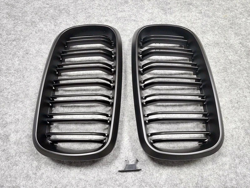 Calandre BMW X5 F15 X6 F16 Noir Mat 2014-2018 - vue de face - Becquet Voiture
