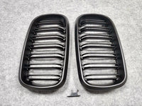 Calandre BMW X5 F15 X6 F16 Noir Mat 2014-2018 - vue de face - Becquet Voiture