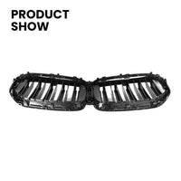 Calandre BMW X5 G05 LCI 2024 Noir Brillant - installé sur véhicule - Becquet Voiture