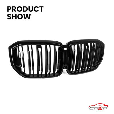 Calandre BMW X5 G05 LCI 2024 Noir Brillant - vue arrière - Becquet Voiture