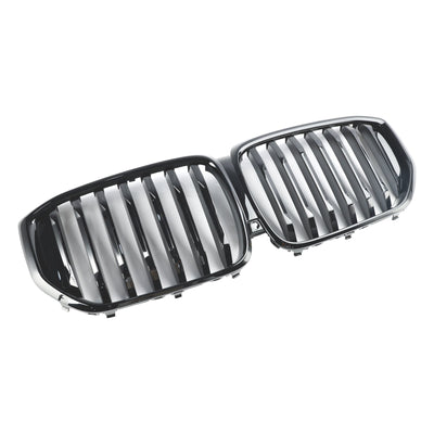 Calandre BMW X5 G05 LCI Ligne Unique Noir Brillant 2024 - packshot studio 2 - Becquet Voiture