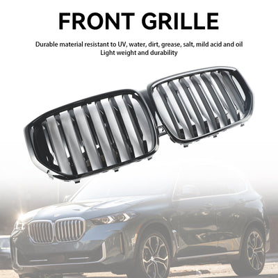 Calandre BMW X5 G05 LCI Ligne Unique Noir Brillant 2024 - vue arrière - Becquet Voiture