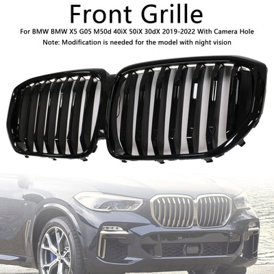 Calandre BMW X5 G05 M-Performance Noir 2019-2022 - vue arrière - Becquet Voiture