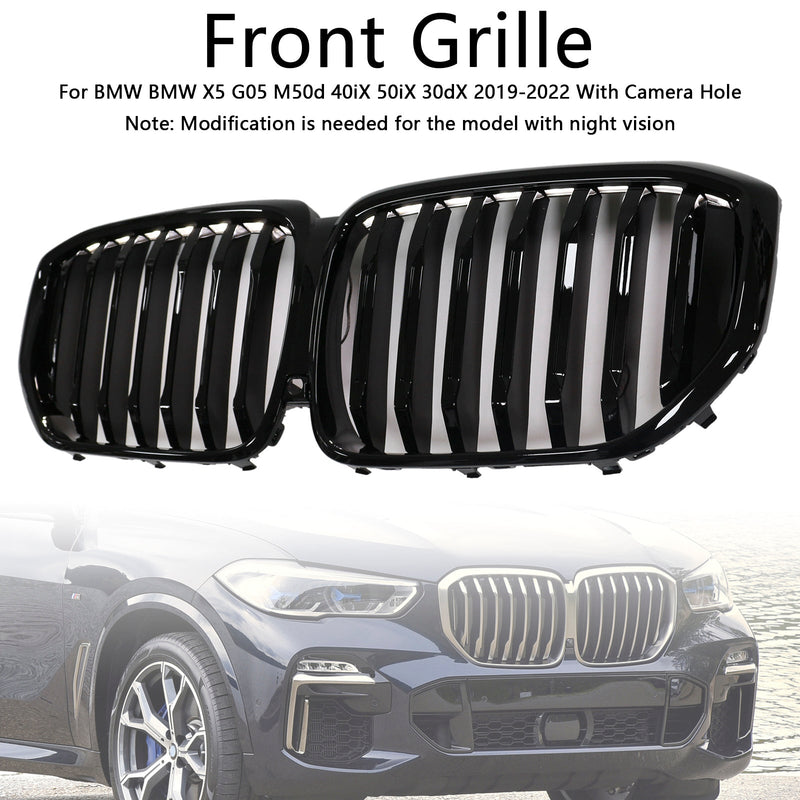 Calandre BMW X5 G05 M-Performance Noir 2019-2022 - vue arrière - Becquet Voiture