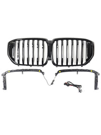Calandre BMW X5 G05 M-Performance Noir 2019-2022 - vue de face - Becquet Voiture