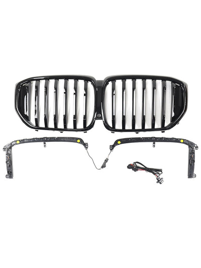 Calandre BMW X5 G05 M-Performance Noir 2019-2022 - vue de face - Becquet Voiture