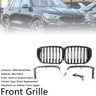 Calandre BMW X5 G05 M-Performance Noir 2019-2022 - vue de profil - Becquet Voiture