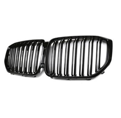 Calandre BMW X5 G05 noir brillant - vue de dessus - Becquet Voiture