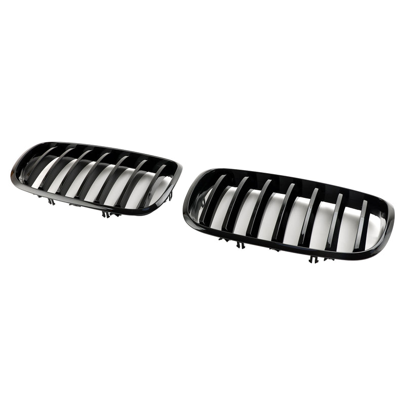 Gloss Black Sport Kidney Grille for BMW X6 E71 2007–2014 - in use - Becquet Voiture