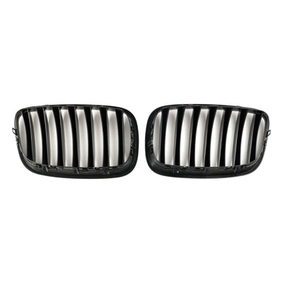 Calandre BMW X6 E71 Noir Brillant Sport 2007-2014 - installé sur véhicule - Becquet Voiture