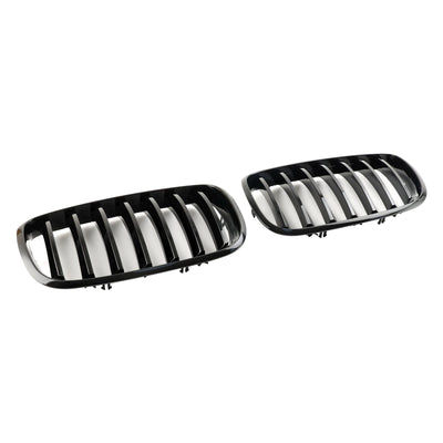 Calandre BMW X6 E71 Noir Brillant Sport 2007-2014 - vue de dessus - Becquet Voiture