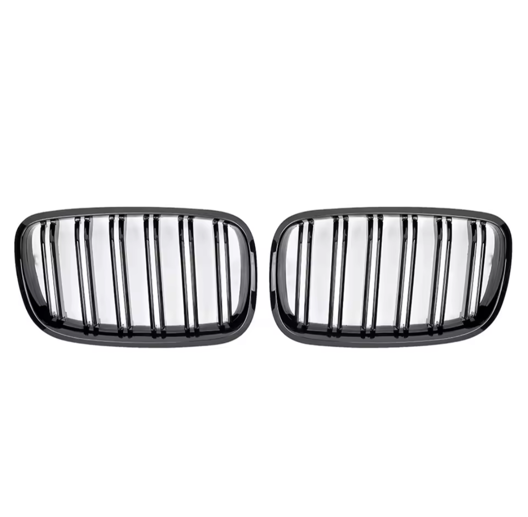 Calandre BMW X6 E71 noir brillant - vue de face - Becquet Voiture