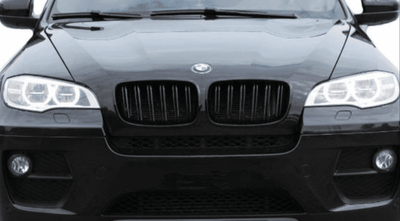 Calandre BMW X6 E71 noir brillant - vue de profil - Becquet Voiture