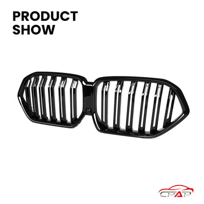 Calandre BMW X6 G06 Noir Brillant 2020-2023 - vue arrière - Becquet Voiture