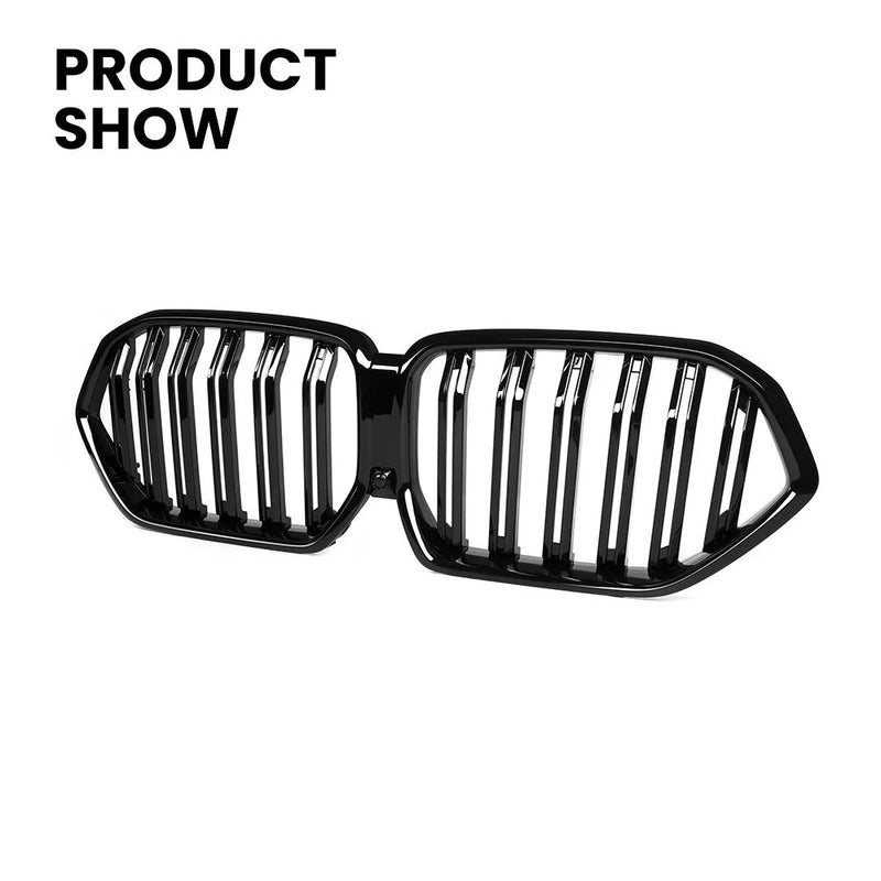 Calandre BMW X6 G06 Noir Brillant 2020-2023 - vue arrière - Becquet Voiture
