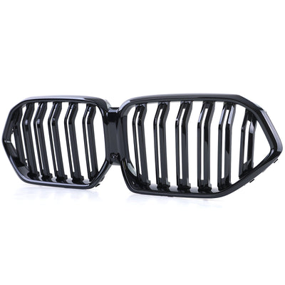 Calandre BMW X6 G06 noir brillant - installé sur véhicule - Becquet Voiture