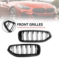 BMW Z4 G29 2019-2023 Kidney Grille Gloss Black - fitted on vehicle - Becquet Voiture