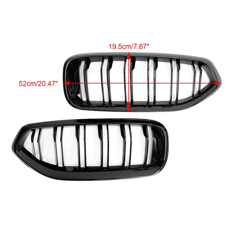 BMW Z4 G29 2019-2023 Kidney Grille Gloss Black - close-up view - Becquet Voiture