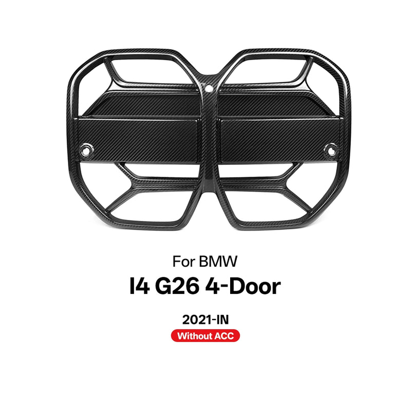 Calandre Carbone BMW i4 G26 2021-2024 - détail du montage - Becquet Voiture