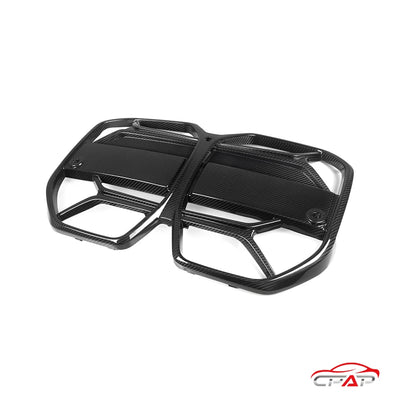 Calandre Carbone BMW i4 G26 2021-2024 - vue arrière - Becquet Voiture