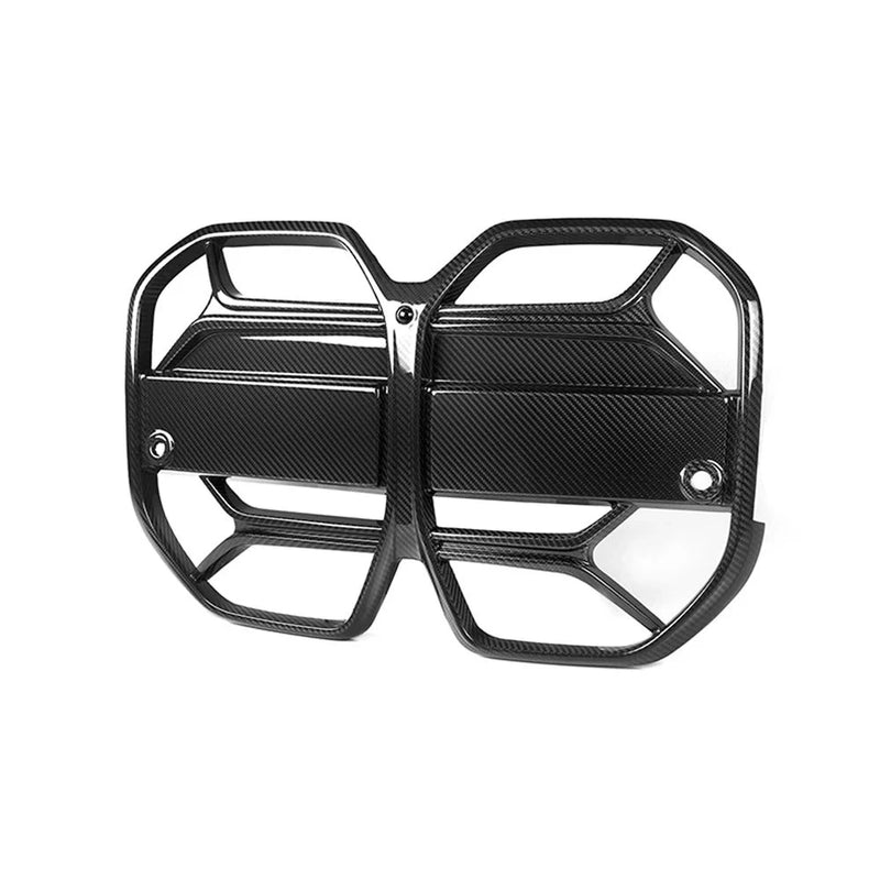 Calandre Carbone BMW i4 G26 2021-2024 - vue de profil - Becquet Voiture