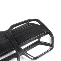 Calandre Carbone BMW i4 G26 2021-2024 - vue de trois-quarts - Becquet Voiture