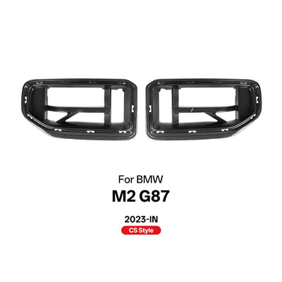 Calandre Carbone BMW M2 G87 CS 2023+ - détail du montage - Becquet Voiture