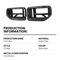 Calandre Carbone BMW M2 G87 CS 2023+ - vue de profil - Becquet Voiture
