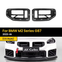 Calandre Carbone BMW M2 G87 Noir Brillant 2023 - détail du montage - Becquet Voiture