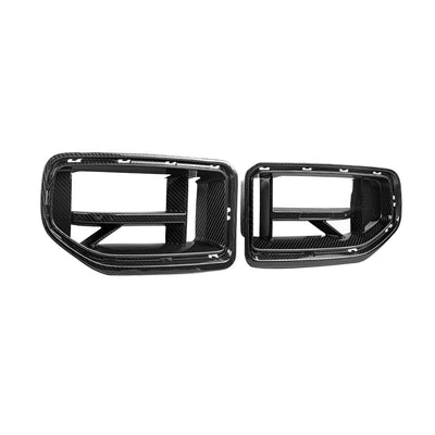 Calandre Carbone BMW M2 G87 Noir Brillant 2023 - vue de profil - Becquet Voiture