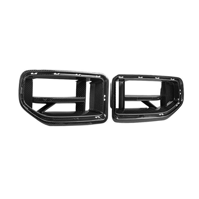Calandre Carbone BMW M2 G87 Noir Brillant 2023 - vue de profil - Becquet Voiture