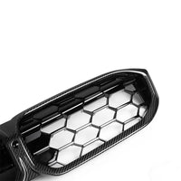 Calandre Carbone BMW Serie 3 G20 G21 LCI 2023-2024 - installé sur véhicule - Becquet Voiture