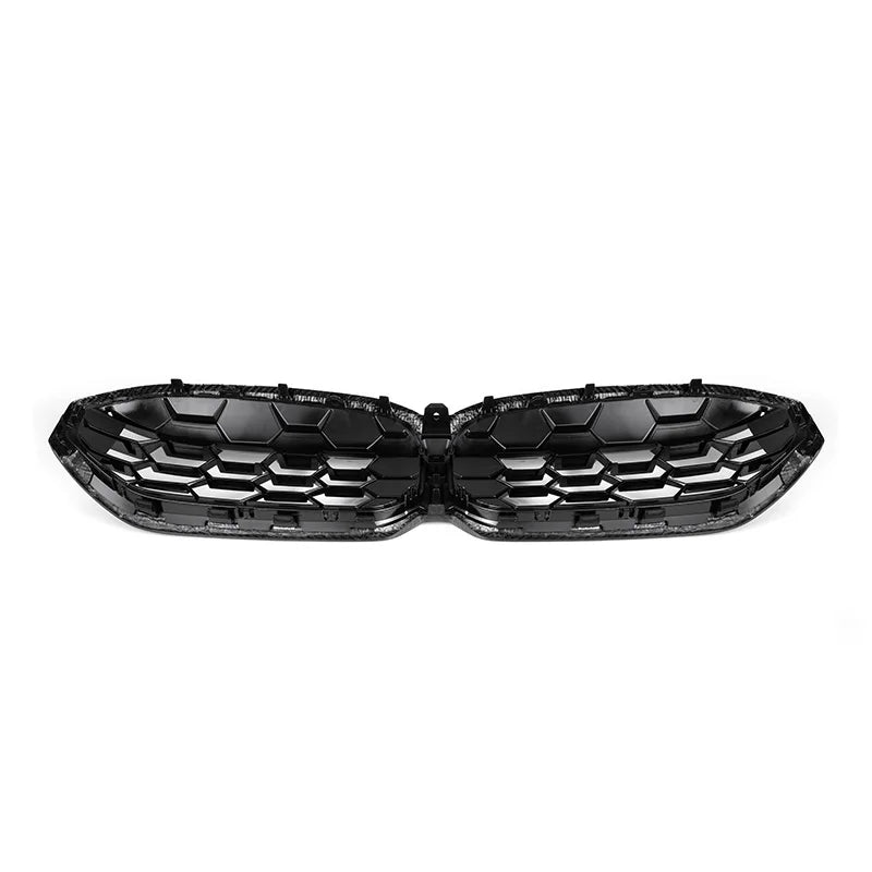 Calandre Carbone BMW Serie 3 G20 G21 LCI 2023-2024 - vue de trois-quarts - Becquet Voiture