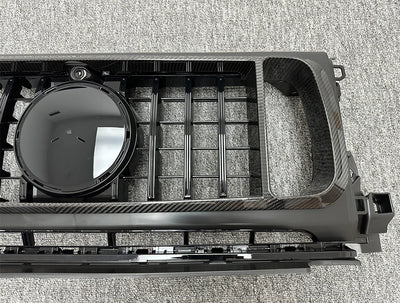 Calandre Carbone Mercedes Classe G W464 G63 Style R B900 - vue de profil - Becquet Voiture