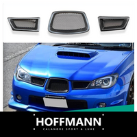 Carbon Fiber Grille Subaru Impreza WRX STI 2006-2007 - side view - Becquet Voiture
