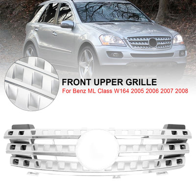 Calandre Chrome Mercedes-Benz Classe ML W164 2005-2008 - packshot studio - Becquet Voiture