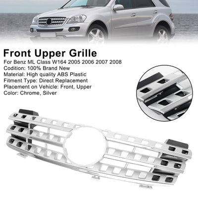 Calandre Chrome Mercedes-Benz Classe ML W164 2005-2008 - vue arrière - Becquet Voiture