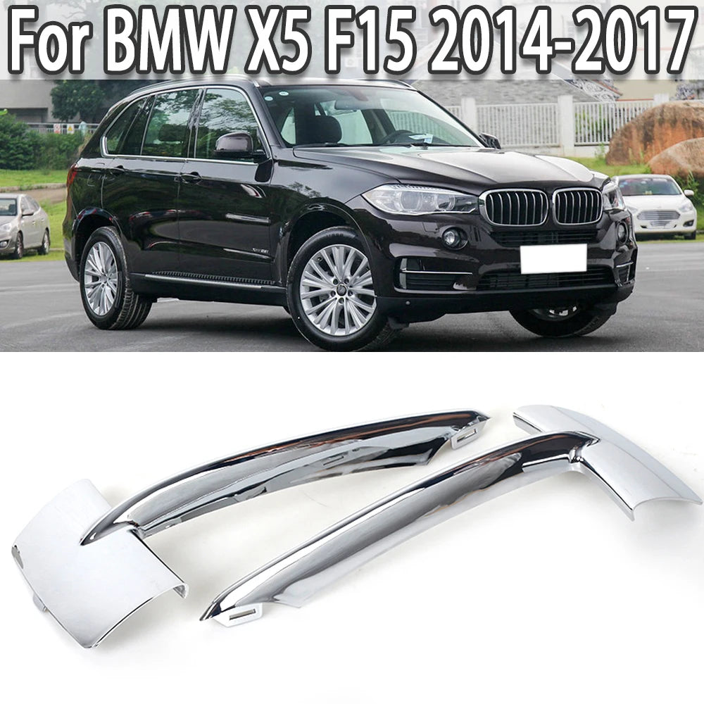 Calandre Chromée de Pare-Chocs Avant BMW X5 F15 2014-2018 - vue de face - Becquet Voiture
