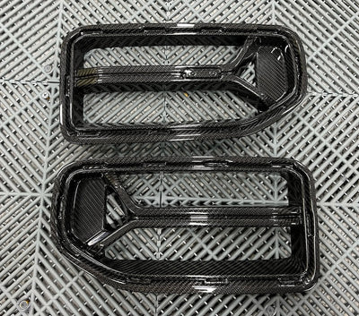 Calandre CSL Fibre Carbone BMW G87 M2 - vue de profil - Becquet Voiture