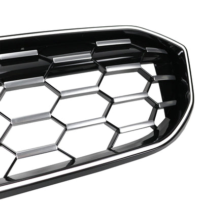Calandre Diamant BMW Série 3 G20 G28 Noir Argent 2023-2024 - packshot studio - Becquet Voiture