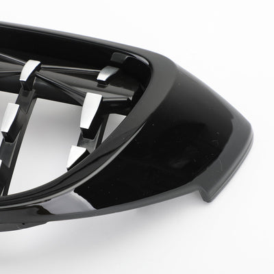 Calandre Diamant BMW Série 4 F32 F36 F82 Noir Chrome - installé sur véhicule - Becquet Voiture