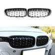 Calandre Diamant BMW Série 4 F32 F36 F82 Noir Chrome