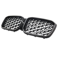 Calandre Diamant BMW X3 X4 G01 G02 Noir 2022-2025 - vue arrière 2 - Becquet Voiture