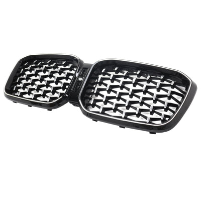 Calandre Diamant BMW X3 X4 G01 G02 Noir 2022-2025 - vue arrière 2 - Becquet Voiture