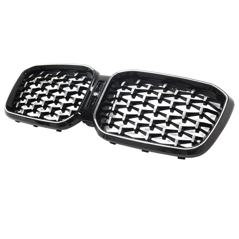 Calandre Diamant BMW X3 X4 G01 G02 Noir 2022-2025 - vue arrière 2 - Becquet Voiture