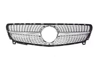 Calandre Diamant Mercedes Classe A W176 2013-2018 Noir Argent - vue arrière - Becquet Voiture