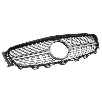 Calandre Diamant Mercedes Classe E W213 2016-2019 Avant Restylage Berline - vue de trois-quarts - Becquet Voiture