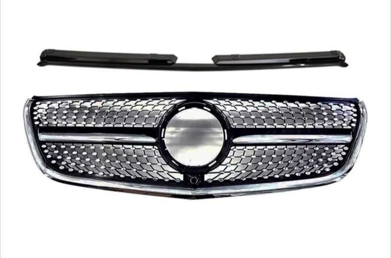 Diamantfräsmuster Mercedes V-Klasse Vito W447 2015–2022 - Montagedetail - Becquet Voiture